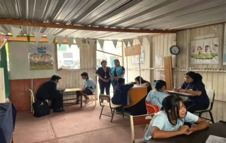 Escolares participan en una campaña de evaluación psicológica realizada por la UPN.