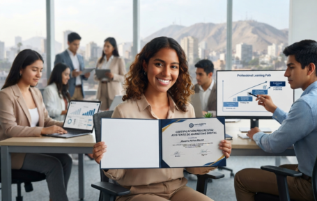 Estudiante recibe su certificación progresiva
