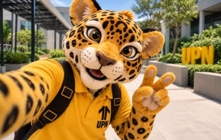 Conoce a Benito, la primera mascota institucional de UPN, un jaguar creado por un estudiante que representa fuerza, adaptación e identidad universitaria.